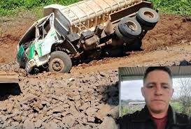 Homem morre após ser atingido por caminhão em estrada no interior de Rodeio Bonito