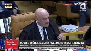 Ministro Alexandre de Moraes diz que vai ignorar sanções de Trump e que Supremo não se dobra a ameaças